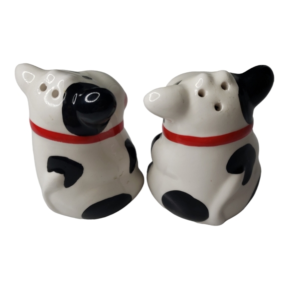 Barnyard Farm Bessie Cow Bovine Ceramic Salt and Pepper Shakers Country Farmcore - Picture 5 of 5